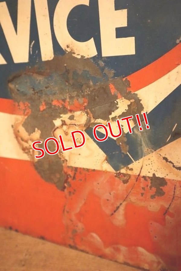 画像9: dp-230601-28 TUNG-SOL / RADIO TELEVISION SERVICE 1950's W-side Metal Sign