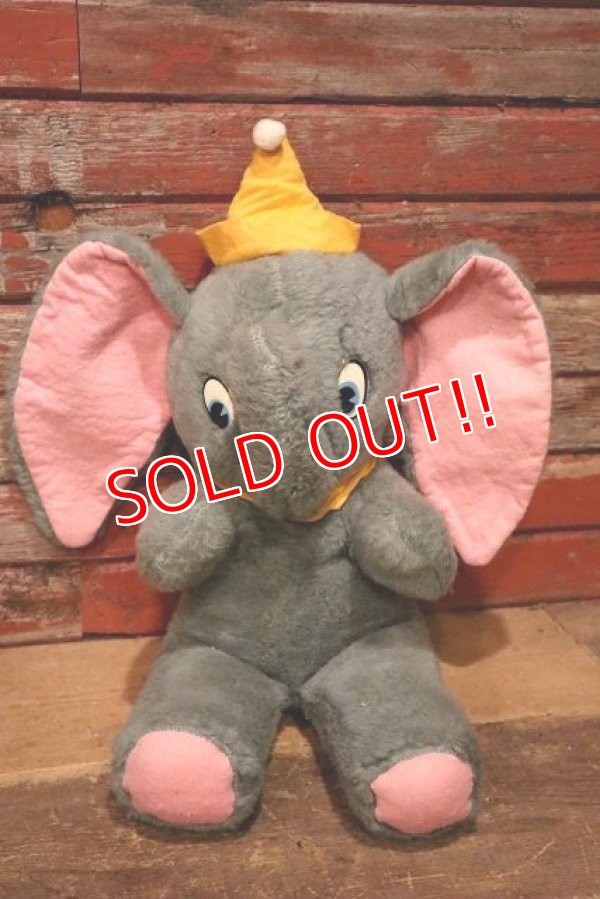 画像1: ct-230301-48 Dumbo / 1970's Plush Doll