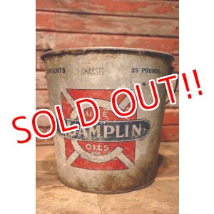 画像: dp-230601-59 CHAMPLIN MOTOR OIL / 1950's 25 POUNDS BUCKET