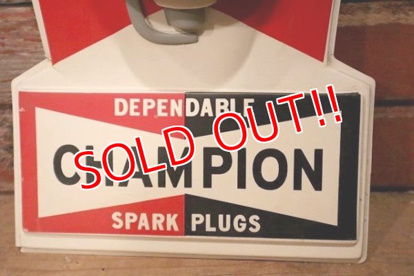 画像5: dp-230401-53 CHAMPION SPARK PLUGS / 1970's 3D Plastic Sign