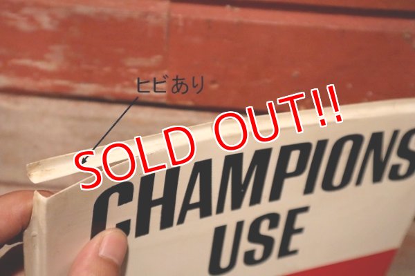 画像6: dp-230401-53 CHAMPION SPARK PLUGS / 1970's 3D Plastic Sign