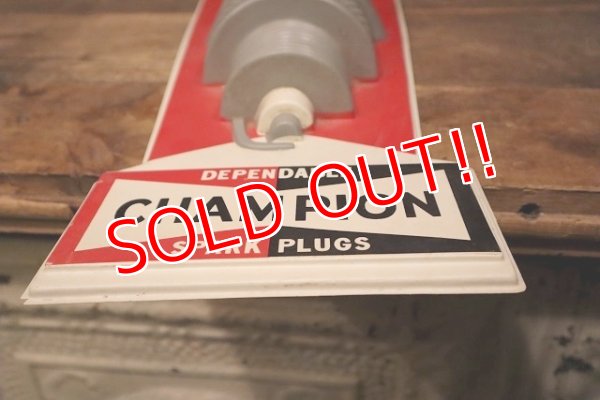 画像10: dp-230401-53 CHAMPION SPARK PLUGS / 1970's 3D Plastic Sign