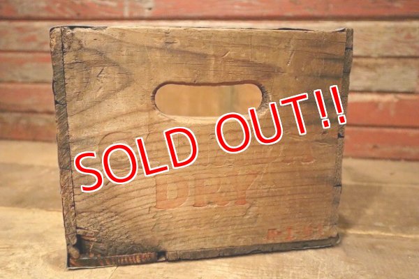 画像5: dp-230608-02 CANADA DRY / 1960's Wood Box