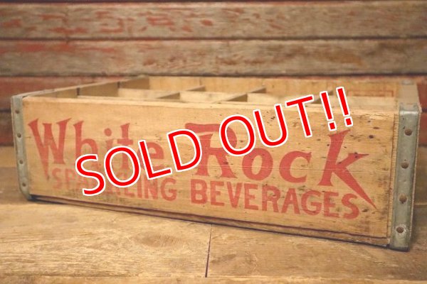 画像3: dp-230401-12 White Rock / Vintage Wood Box