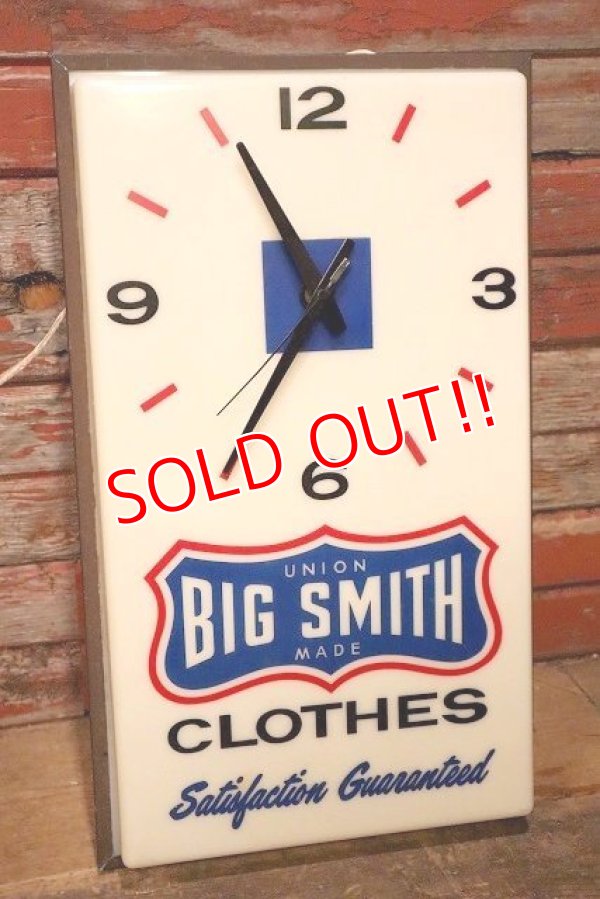画像4: dp-230518-05 BIG SMITH / 1950's Lighted Advertising Wall Clock