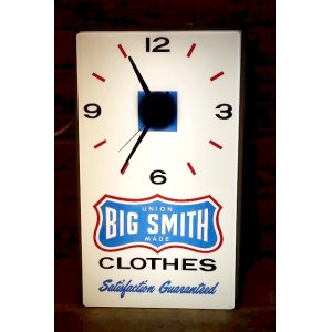 画像: dp-230518-05 BIG SMITH / 1950's Lighted Advertising Wall Clock