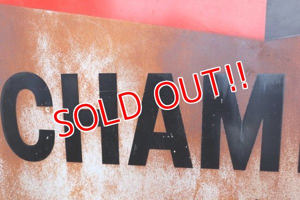 画像7: dp-230601-61 CHAMPION / 1970's Huge Metal Sign