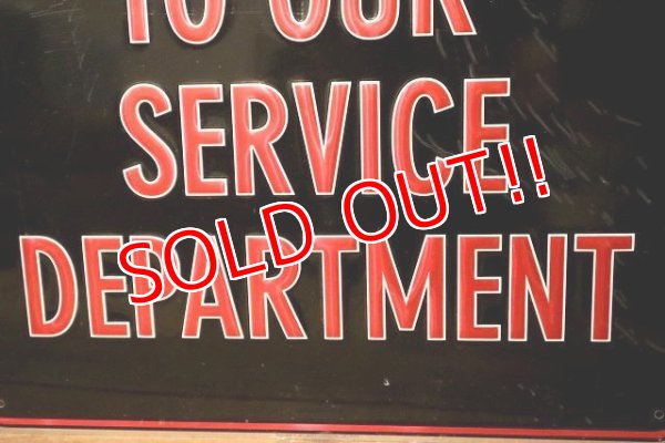 画像5: dp-230601-29 KENDALL /1980's Metal Sign "WELCOME TO OUR SERVICE DEPARTMENT"