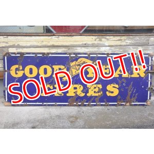 画像: dp-230601-63 GOODYEAR TIRES / 1940's Porcelain Sign