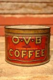 画像1: dp-230601-07 O.V.B COFFEE / Vintage Tin Can