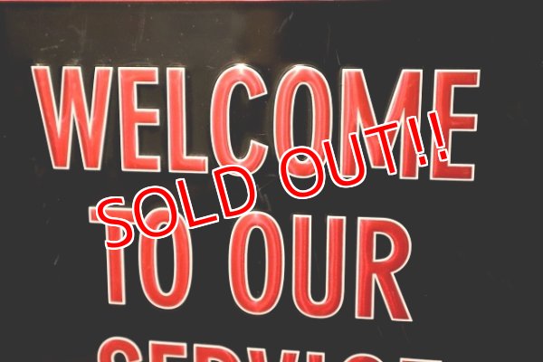 画像4: dp-230601-29 KENDALL /1980's Metal Sign "WELCOME TO OUR SERVICE DEPARTMENT"