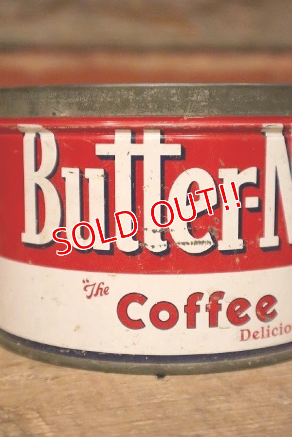 画像2: dp-230601-11 Butter-Nut COFFEE Vintage Tin Can