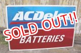 画像: dp-230608-07 AC Delco / "BATTERIES" Metal Sign