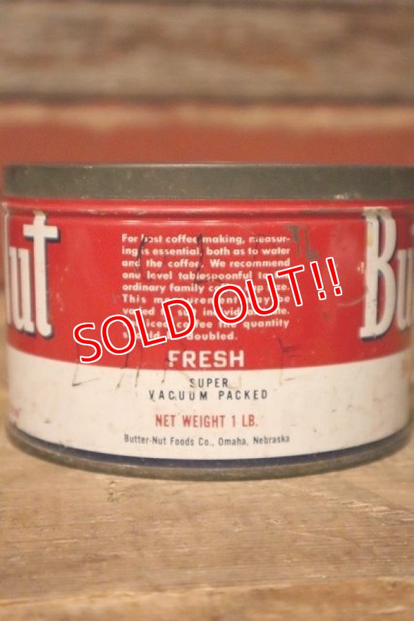 画像4: dp-230601-11 Butter-Nut COFFEE Vintage Tin Can