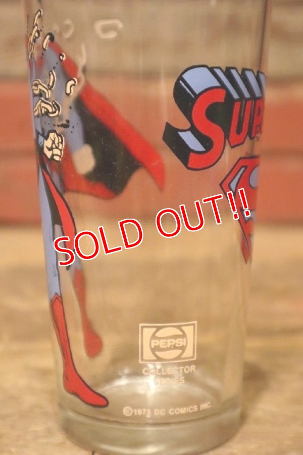 画像5: gs-230601-12 SUPERMAN / PEPSI 1978 Collector Series Glass