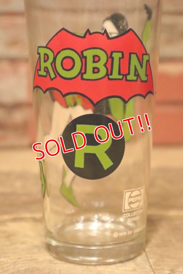画像4: gs-230601-11 ROBIN / PEPSI 1978 Collector Series Glass