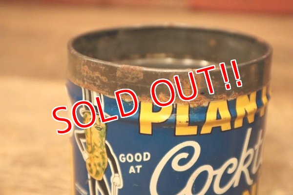 画像7: ct-230601-26 PLANTERS / MR.PEANUT 1940's-1950's Cocktail Peanuts Tin Can