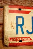 画像2: dp-230601-21 License Plate 1976 ILLINOIS "RJW 48" 