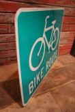 画像7: dp-230608-11 Road Sign "BIKE ROUTE"