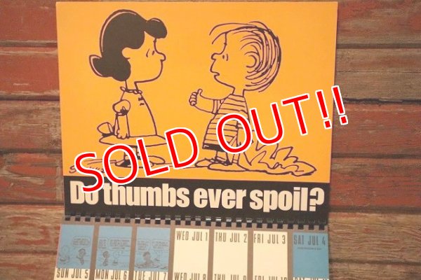 画像6: ct-230601-08 PEANUTS / 1970's DATE BOOK (Calendar)