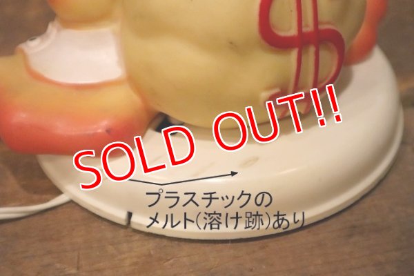 画像11: ct-230301-07 Scrooge McDuck / Ledraplastic 1960's Rubber Doll Lamp