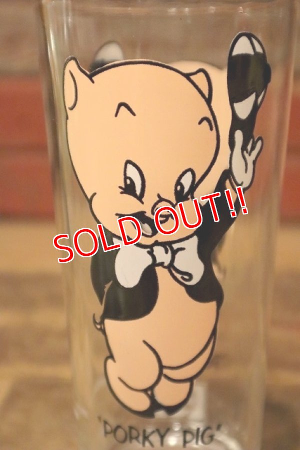画像2: gs-230601-02 Porky Pig / PEPSI 1973 Collector Series Glass