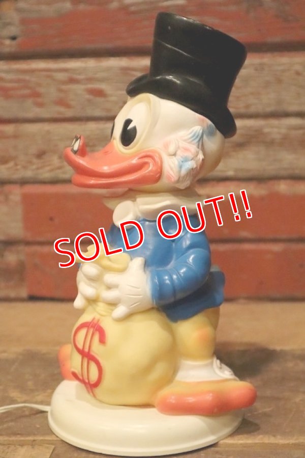 画像4: ct-230301-07 Scrooge McDuck / Ledraplastic 1960's Rubber Doll Lamp