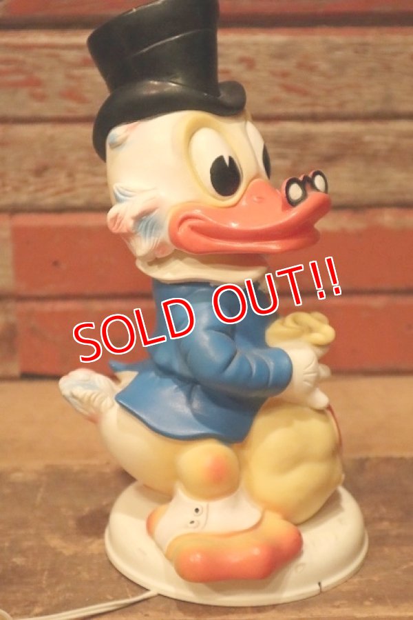 画像5: ct-230301-07 Scrooge McDuck / Ledraplastic 1960's Rubber Doll Lamp