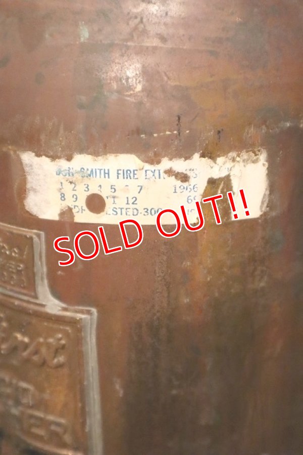 画像5: dp-230608-16 Safety First / 1950's〜Metal Fire Extinguisher