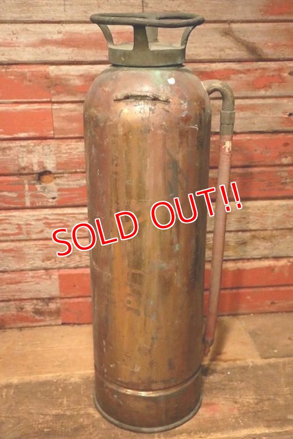 画像9: dp-230608-16 Safety First / 1950's〜Metal Fire Extinguisher