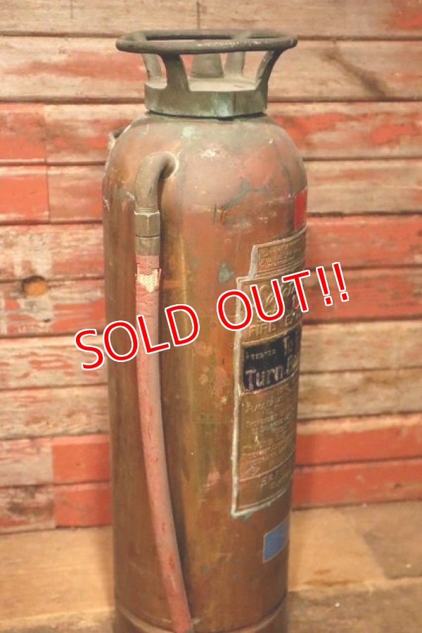 画像6: dp-230608-16 Safety First / 1950's〜Metal Fire Extinguisher