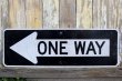 画像1: dp-230608-10 Road Sign "⇐ONE WAY"