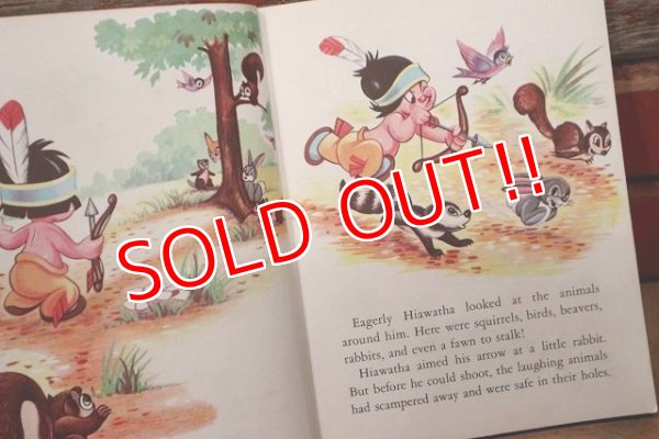 画像3: ct-221101-71 Walt Disney's HIAWATHA / 1953 A LITTLE GOLDEN BOOK