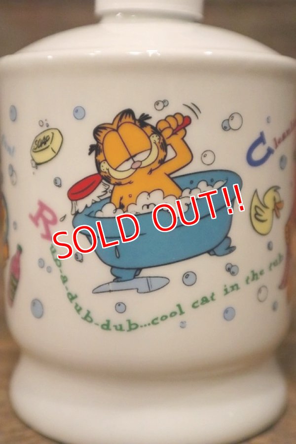 画像2: ct-230503-02 Garfield / 1990's Ceramic Soap Dispenser