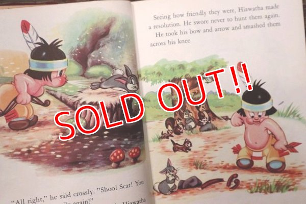 画像4: ct-221101-71 Walt Disney's HIAWATHA / 1953 A LITTLE GOLDEN BOOK