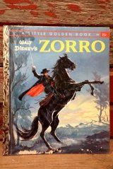 画像: ct-221101-72 Walt Disney's ZORRO / 1958 A LITTLE GOLDEN BOOK