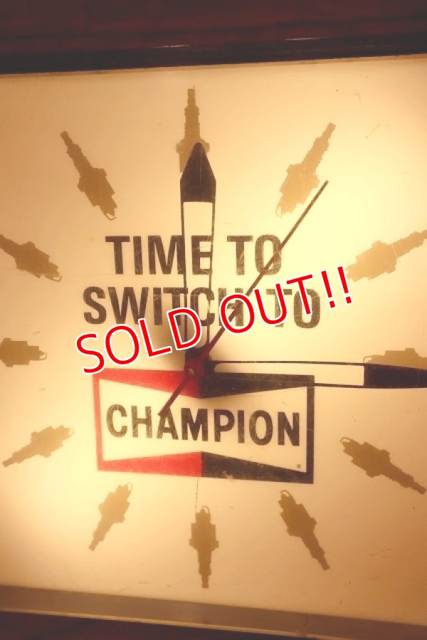 画像2: dp-230608-03 CHAMPION / 1960's-1970's Lighted Clock