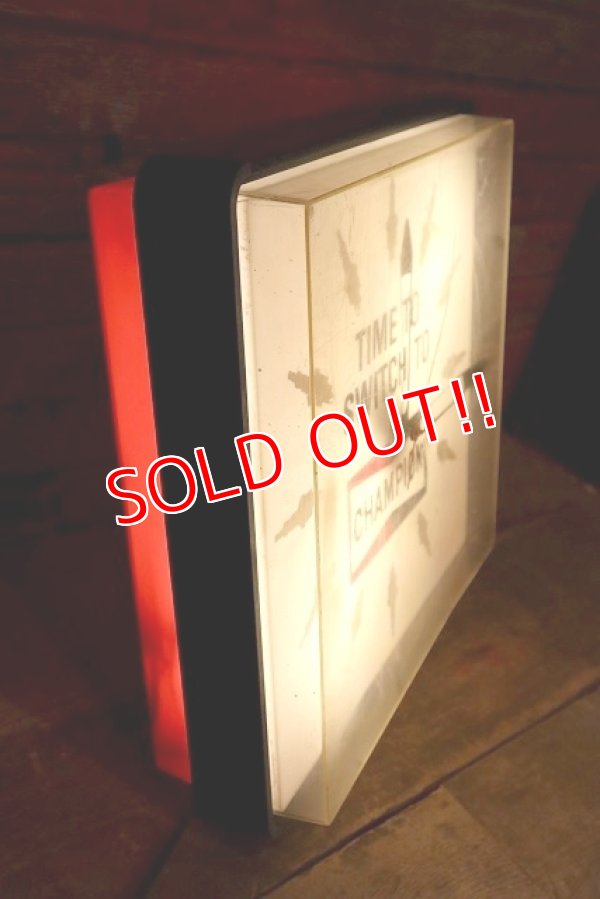 画像3: dp-230608-03 CHAMPION / 1960's-1970's Lighted Clock