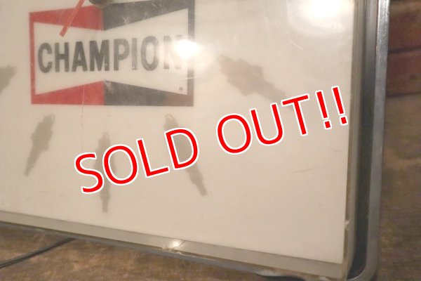 画像7: dp-230608-03 CHAMPION / 1960's-1970's Lighted Clock