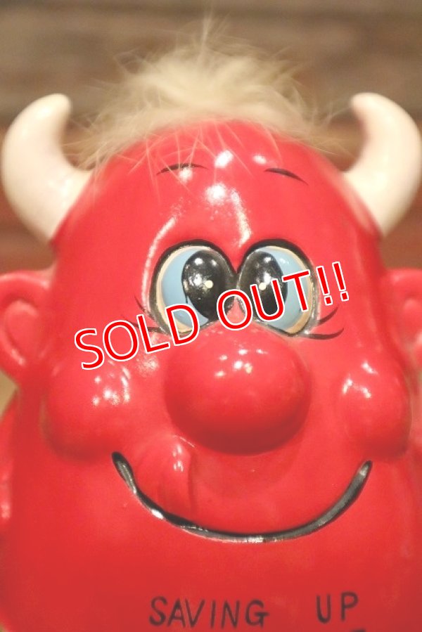 画像2: ct-230701-03 RED DEVIL / 1960's-1970's Coin Bank