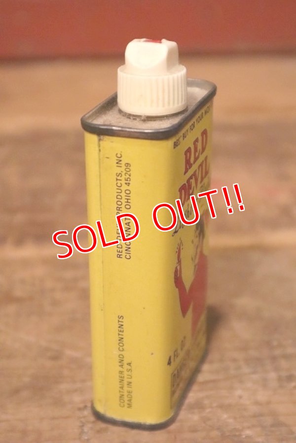 画像5: dp-230724-49 RED DEVIL / Lighter Fluid 4 FL.OZ Handy Oil Can