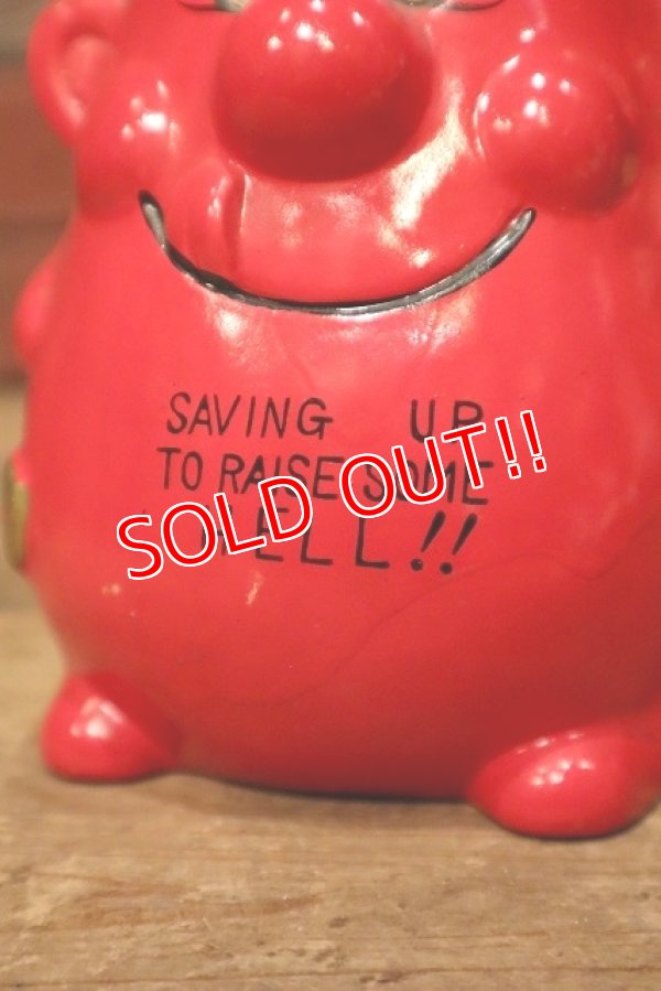 画像3: ct-230701-03 RED DEVIL / 1960's-1970's Coin Bank