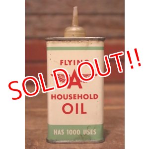 画像: dp-230724-42 FLYING A / 1950's HOUSEHOLD OIL Handy Can