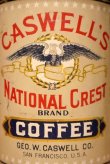 画像2: dp-230724-29 CASWELL'S NATIONAL CREST COFFEE / Vintage Tin Can