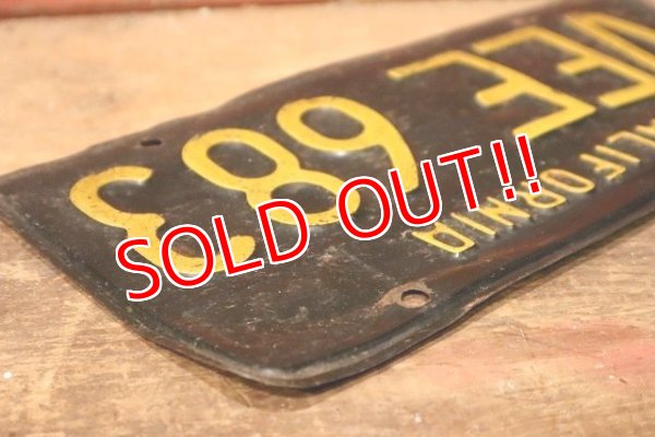 画像5: dp-230724-23 License Plate 1960's CALIFORNIA "VEE 683"