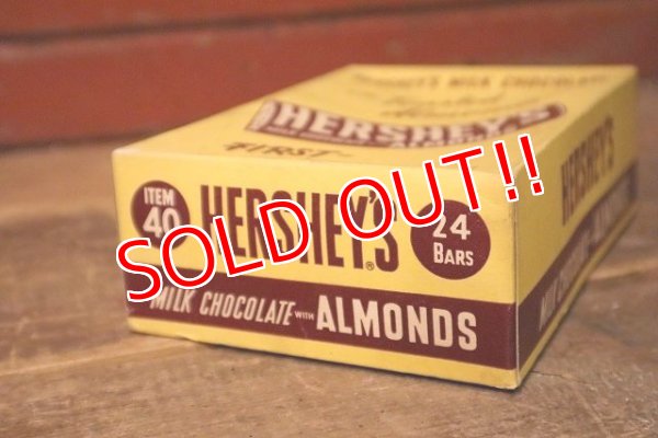 画像3: dp-230724-38 HERSHEY'S / 1940's-1950's MILK CHOCOLATE with ALMONDS BAR BOX