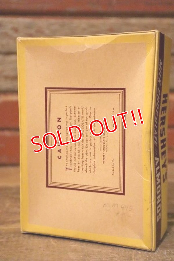 画像7: dp-230724-38 HERSHEY'S / 1940's-1950's MILK CHOCOLATE with ALMONDS BAR BOX