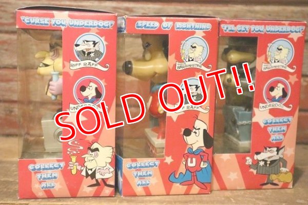 画像3: ct-230701-23 【JUNK】Under Dog, Simon Bar Sinister and Riff Raff / Funko 2006 Wacky Wobbler