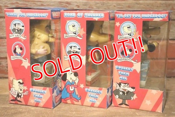 画像2: ct-230701-23 【JUNK】Under Dog, Simon Bar Sinister and Riff Raff / Funko 2006 Wacky Wobbler