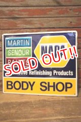 画像: dp-230724-10 NAPA BODY SHOP / Embossed Metal Sign